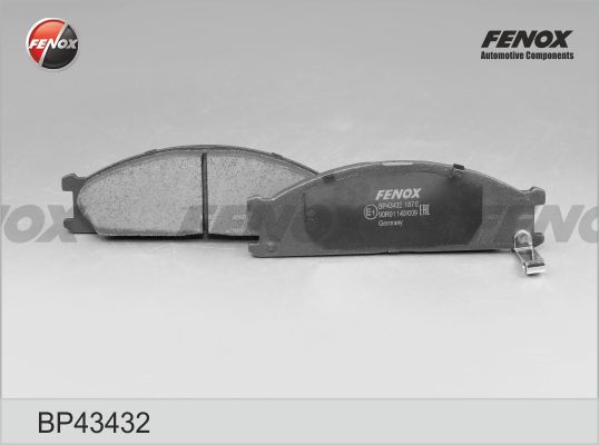 Колодки передние Nissan Navara, Terrano 2.4i-3.0 87-97, NP300, 08- <b>FENOX BP43432</b> - изображение 1