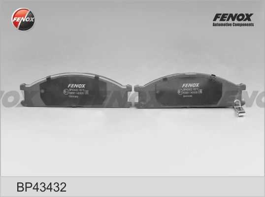 Колодки передние Nissan Navara, Terrano 2.4i-3.0 87-97, NP300, 08- <b>FENOX BP43432</b> - изображение 2
