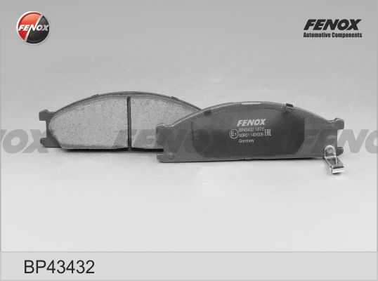 Колодки передние Nissan Navara, Terrano 2.4i-3.0 87-97, NP300, 08- <b>FENOX BP43432</b> - изображение 3