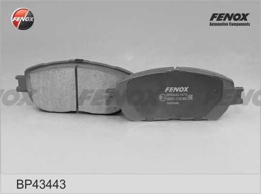 Колодки передние Toyota Camry, Previa 2.0-3.0, 01- <b>FENOX BP43443</b> - изображение 1