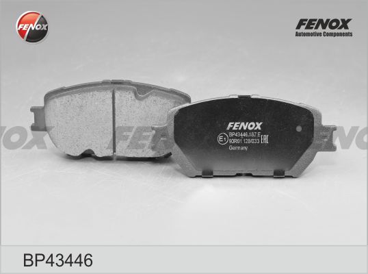 Колодки передние Toyota Camry 2.4-3.0, 01- <b>FENOX BP43446</b> - изображение