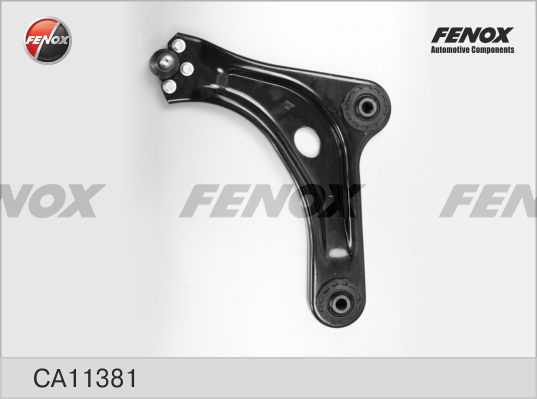 Рычаг передний нижний левый Citroen C2/C3 02-, Peugeot 1007 05- <b>FENOX CA11381</b> - изображение