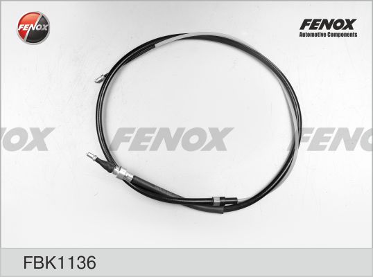 Трос ручника Audi A3, VW Golf, 96- (диск тормоз) <b>FENOX FBK1136</b> - изображение