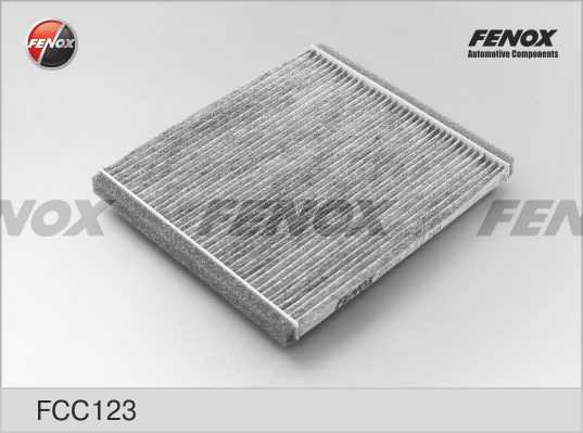 Фильтр салонный угольный Toyota Avensis 03-08 1.6-2.4, Corolla 02-09 1.4-1.8 <b>FENOX FCC123</b> - изображение