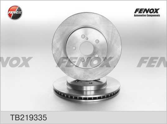 Диск тормозной передний Lexus RX 3.0-4.0, Toyota Harrier 2.4-3.5i, 03- <b>FENOX TB219335</b> - изображение 1