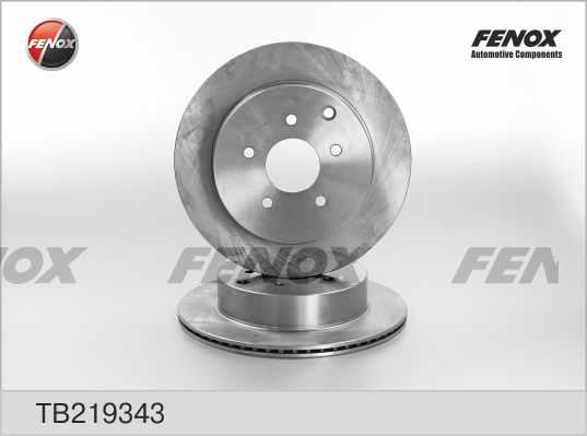 Диск тормозной задний Nissan Murano, 3.5 4WD 05- <b>FENOX TB219343</b> - изображение