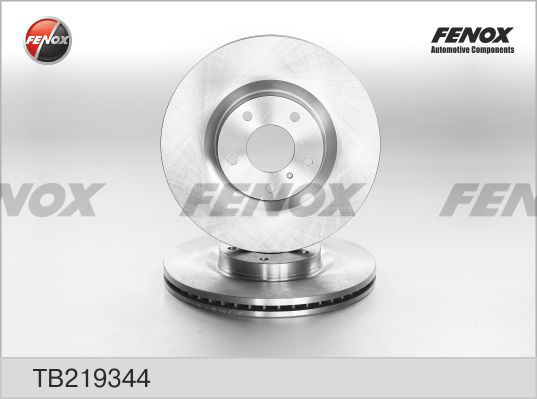 Диск тормозной передний Nissan Murano I/II, 3.5 - 2.5D, 07- <b>FENOX TB219344</b> - изображение