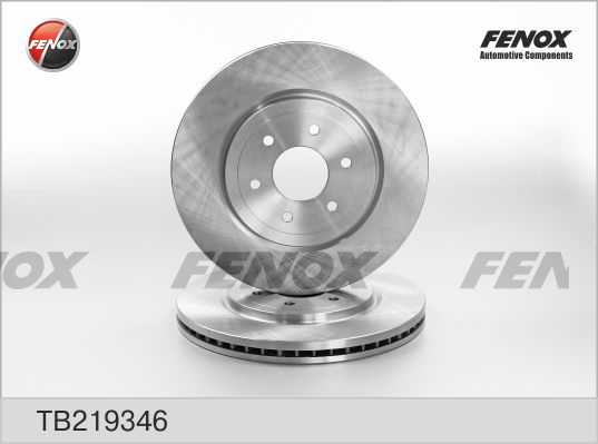 Диск тормозной передний NISSAN PATHFINDER (R51) 17' <b>FENOX TB219346</b> - изображение