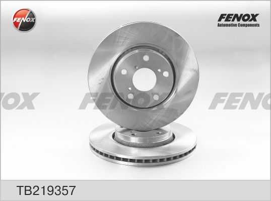 Диск тормозной передний Toyota Auris, Avensis, Corolla 1.6-2.2D, 07- <b>FENOX TB219357</b> - изображение 1