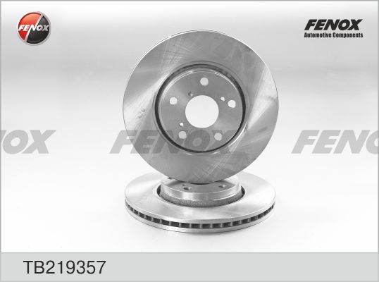 Диск тормозной передний Toyota Auris, Avensis, Corolla 1.6-2.2D, 07- <b>FENOX TB219357</b> - изображение