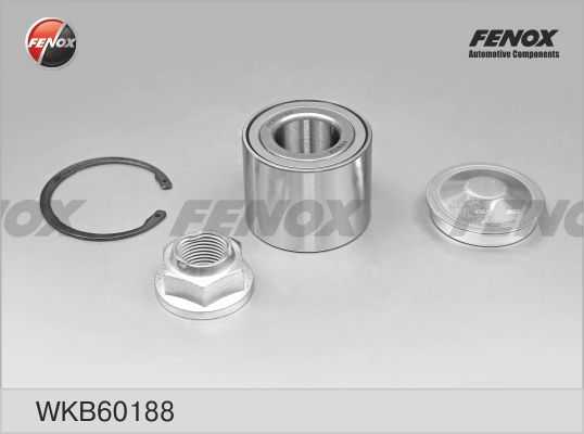 Подшипник ступицы задний Renault Laguna 01-, Megane 07-, Kangoo 08-, Latitude 11- <b>FENOX WKB60188</b> - изображение 1