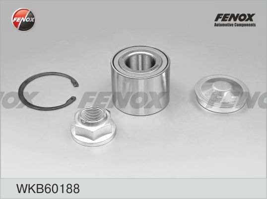 Подшипник ступицы задний Renault Laguna 01-, Megane 07-, Kangoo 08-, Latitude 11- <b>FENOX WKB60188</b> - изображение