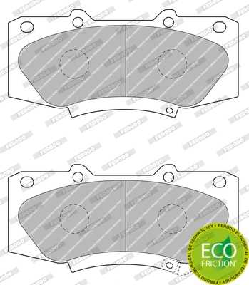 Колодки тормозные TOYOTA HILUX 05- передние <b>FERODO FDB4715</b> - изображение