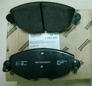 Колодки передние MONDEO 2000-2007 <b>FORD 1783849</b> - изображение Колодки передние MONDEO 2000-2007 <b>FORD 1783849</b> - изображение