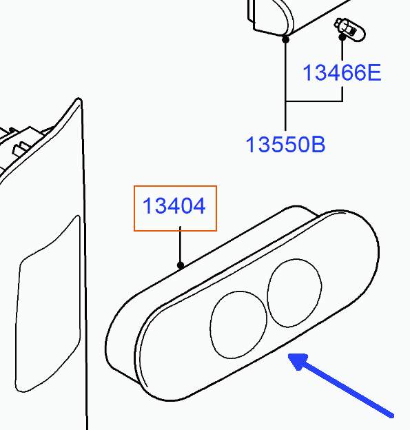 ФОНАРЬ FORD 4884990 - изображение