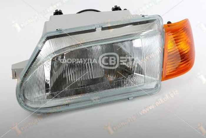 Фара ВАЗ 2115 с белым поворотником левая (аналог BOSCH) без ламп <b>Формула света 210141.3711-01</b> - изображение