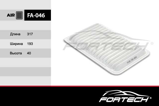 Фильтр воздушный TOYOTA: Camry V30 (01-06) <b>FORTECH FA046</b> - изображение