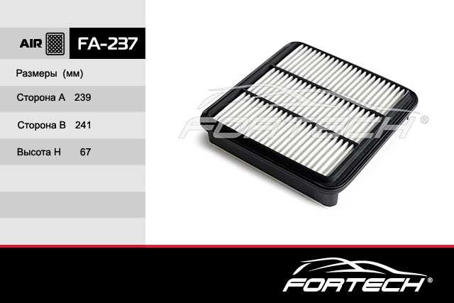 Фильтр воздуный <b>FORTECH FA237</b> - изображение 1