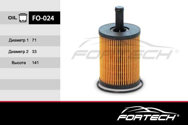 Масляный фильтр AUDI A2A3A4A6, SKODA FabiaOctavia IISuperb II, VW BoraGolf IV-VSharanPolo <b>FORTECH FO024</b> - изображение 1