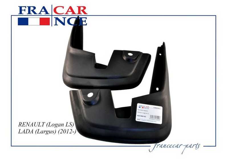 Брызговики передние комплект RENAULT Logan (ph1,2)/ LADA Largus <b>FRANCECAR FCR210413</b> - изображение 1