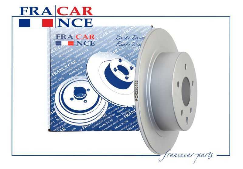 Диск тормозной задний (291,6x9) NISSAN (Juke, Qashqai, X-Trail, Tiida, Dualis, Sylphy, Pulsar, NV200) <b>FRANCECAR FCR220462</b> - изображение