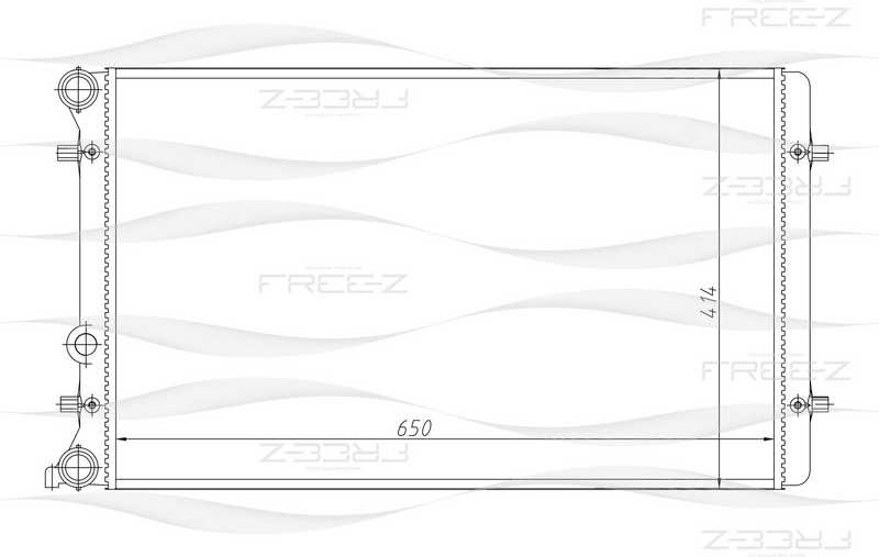 Радиатор <b>FREEZ KK0202</b> - изображение