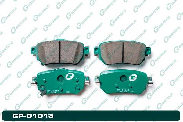Колодки тормозные дисковые <b>G-BRAKE GP01013</b> - изображение Колодки тормозные дисковые <b>G-BRAKE GP01013</b> - изображение