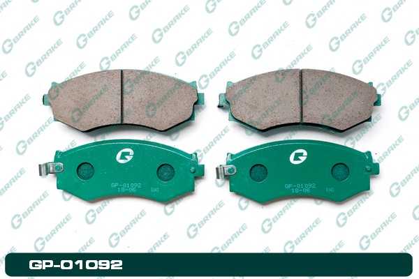 Колодки тормозные <b>G-BRAKE GP01092</b> - изображение