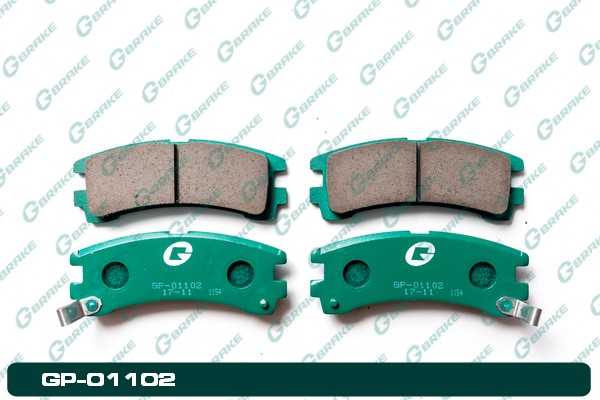 Колодки тормозные <b>G-BRAKE GP01102</b> - изображение