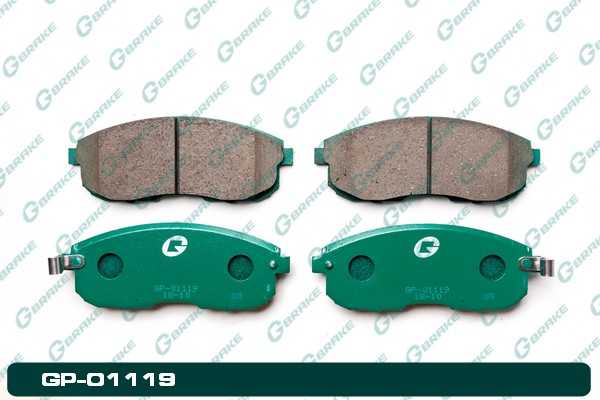 Колодки тормозные <b>G-BRAKE GP01119</b> - изображение