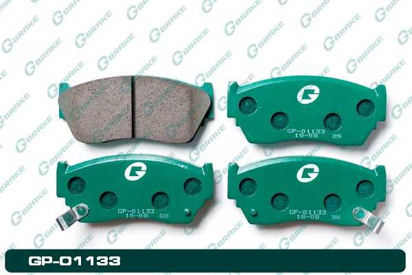 Колодки тормозные дисковые GP-01133 <b>G-BRAKE GP01133</b> - изображение