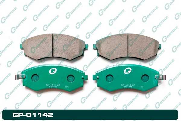 Колодки тормозные дисковые GP-01142 <b>G-BRAKE GP01142</b> - изображение