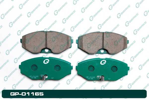 Колодки тормозные <b>G-BRAKE GP01165</b> - изображение Колодки тормозные <b>G-BRAKE GP01165</b> - изображение