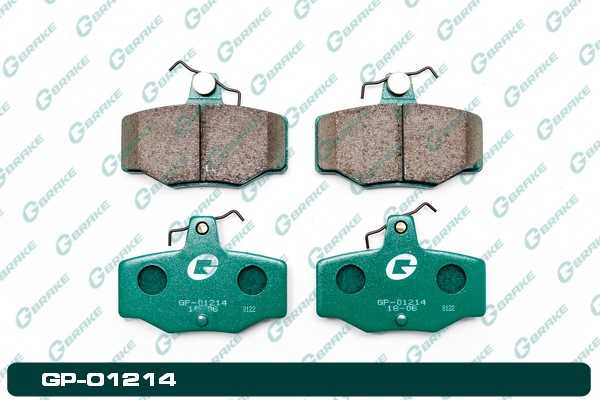 Колодки тормозные дисковые GP-01214 <b>G-BRAKE GP01214</b> - изображение