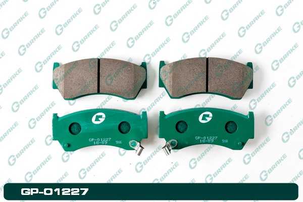 Колодки тормозные дисковые GP-01227 <b>G-BRAKE GP01227</b> - изображение