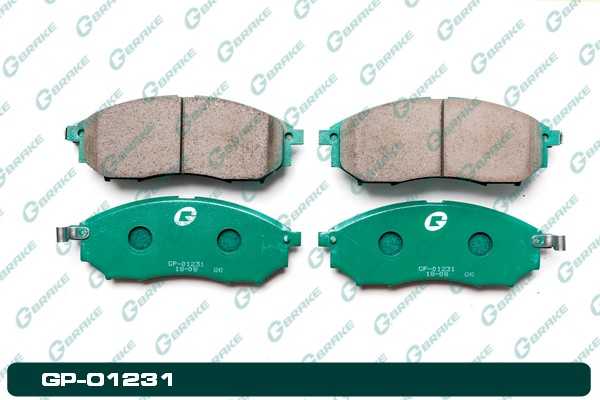 Колодки тормозные <b>G-BRAKE GP01231</b> - изображение Колодки тормозные <b>G-BRAKE GP01231</b> - изображение