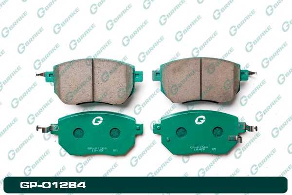 Колодки тормозные дисковые GP-01264 <b>G-BRAKE GP01264</b> - изображение