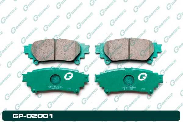 Колодки тормозные <b>G-BRAKE GP02001</b> - изображение