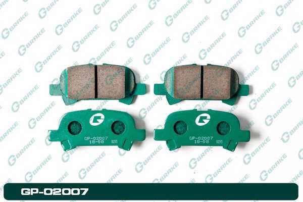 Колодки тормозные дисковые GP-02007 <b>G-BRAKE GP02007</b> - изображение