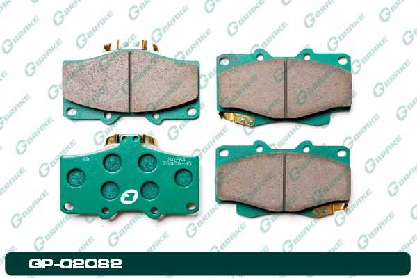 Колодки тормозные дисковые GP-02082 <b>G-BRAKE GP02082</b> - изображение
