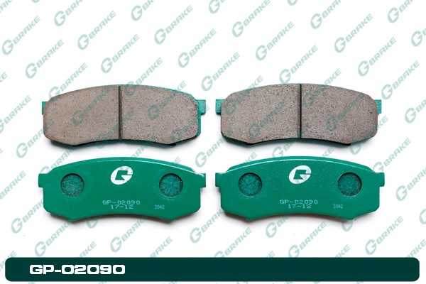 Колодки тормозные <b>G-BRAKE GP02090</b> - изображение