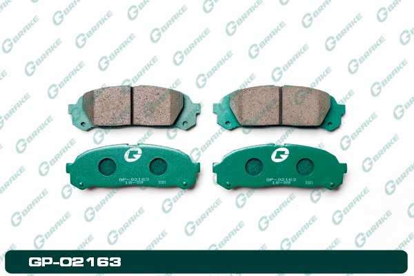 Колодки тормозные <b>G-BRAKE GP02163</b> - изображение