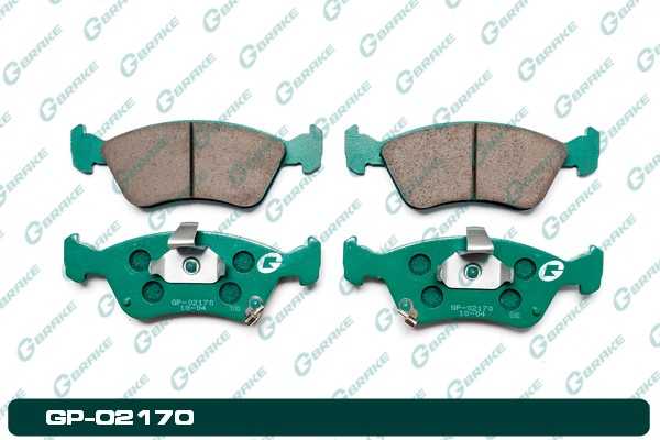 Колодки тормозные дисковые GP-02170 <b>G-BRAKE GP02170</b> - изображение Колодки тормозные дисковые GP-02170 <b>G-BRAKE GP02170</b> - изображение