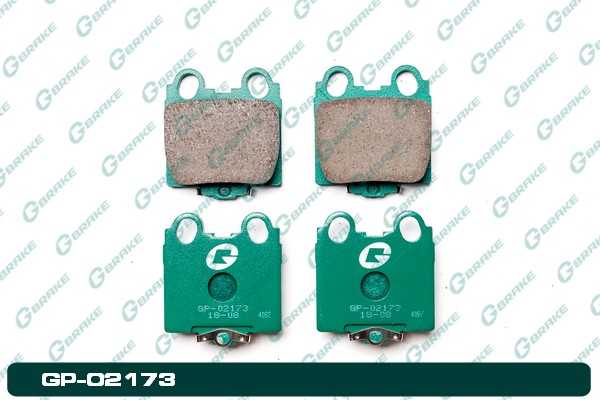 Колодки тормозные <b>G-BRAKE GP02173</b> - изображение Колодки тормозные <b>G-BRAKE GP02173</b> - изображение