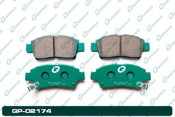 Колодки тормозные <b>G-BRAKE GP02174</b> - изображение Колодки тормозные <b>G-BRAKE GP02174</b> - изображение