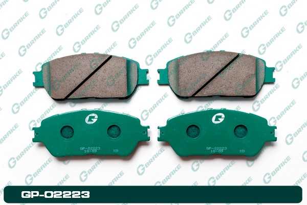 Колодки тормозные <b>G-BRAKE GP02223</b> - изображение Колодки тормозные <b>G-BRAKE GP02223</b> - изображение