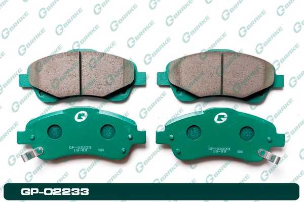 Колодки тормозные дисковые GP-02233 <b>G-BRAKE GP02233</b> - изображение