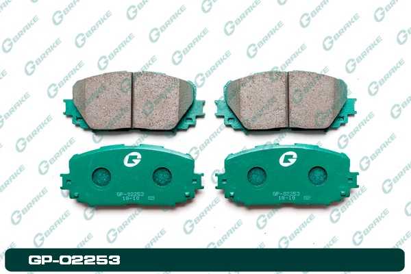 Колодки тормозные <b>G-BRAKE GP02253</b> - изображение Колодки тормозные <b>G-BRAKE GP02253</b> - изображение