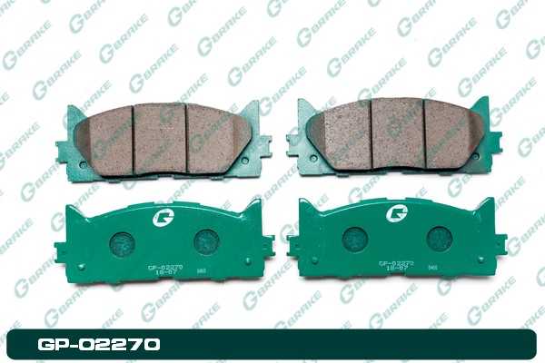 Колодки тормозные <b>G-BRAKE GP02270</b> - изображение Колодки тормозные <b>G-BRAKE GP02270</b> - изображение
