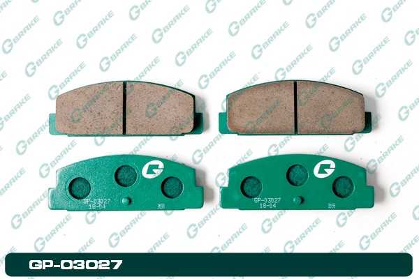Колодки тормозные <b>G-BRAKE GP03027</b> - изображение